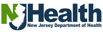 Logos for Prevent Suicide NJ and NJ Health Logos